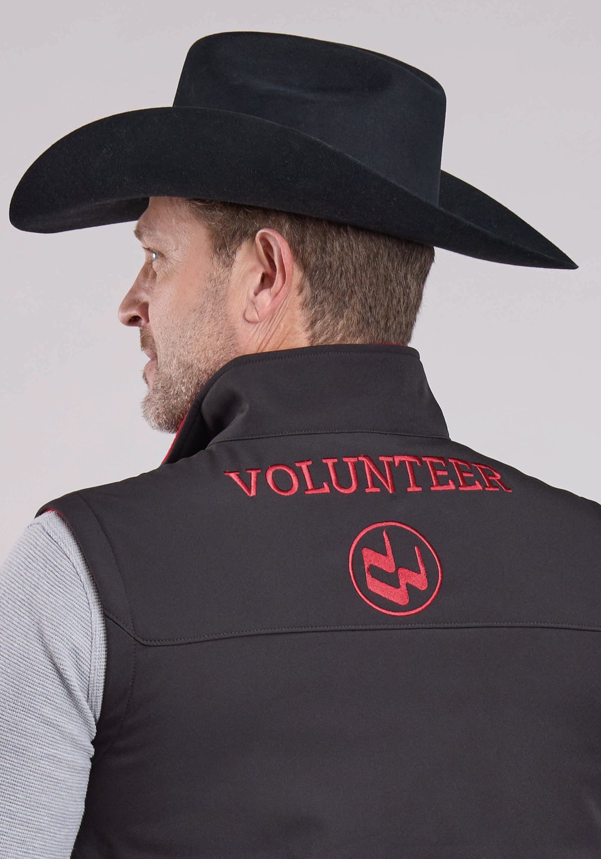 Men's Fleece Lined Softshell Vest* Zipper Lower And Chest Pockets * Embr