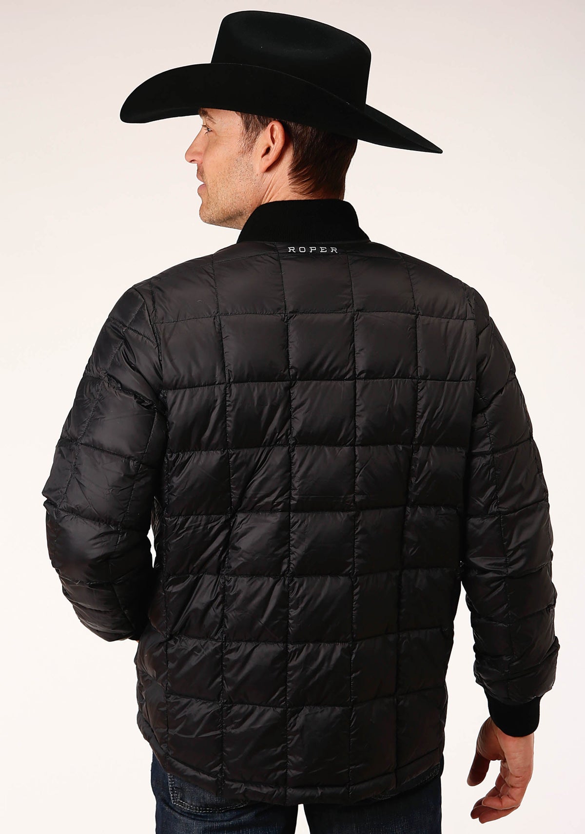 Mens Down Proof Coated Jacket Black
