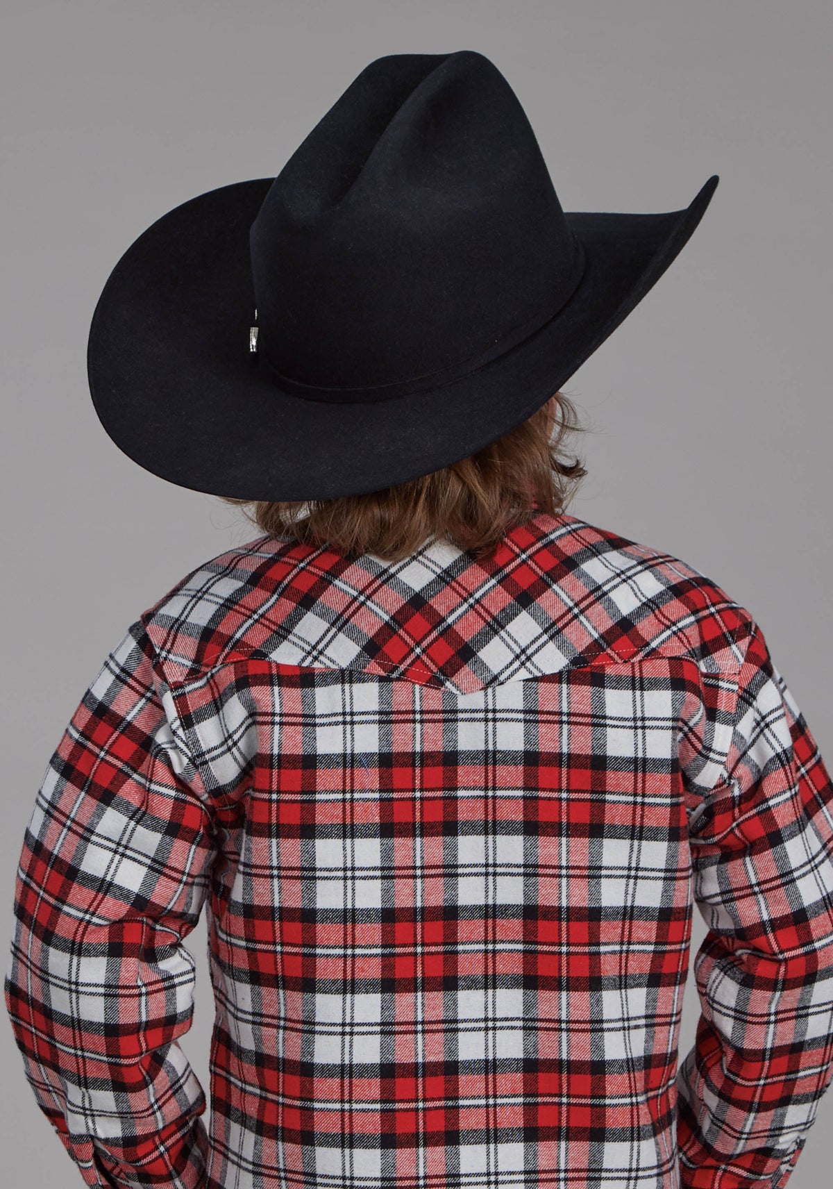 Boys Sherpa Lined Flannel Shirt Snap Jacket