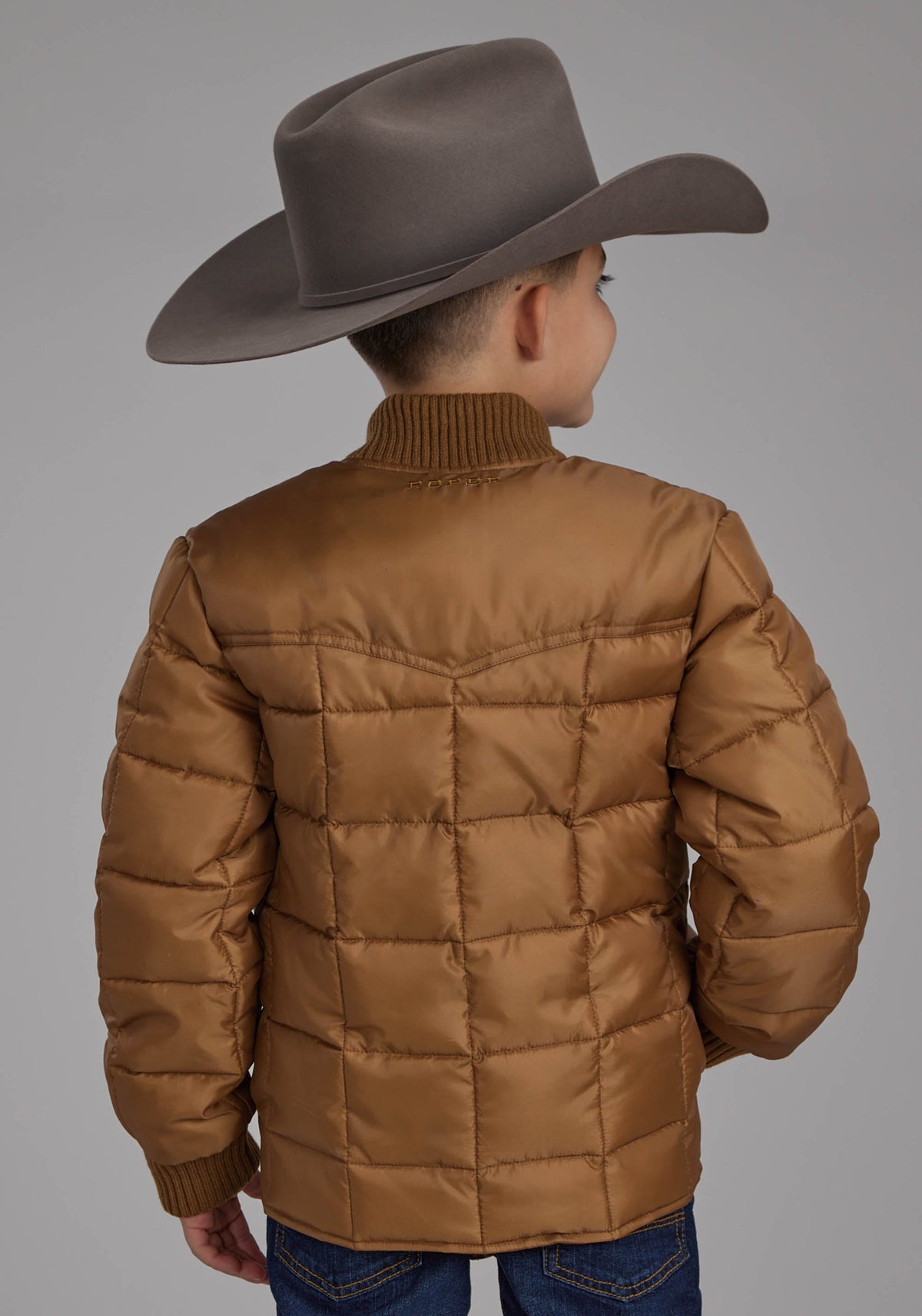 Boys Carmel Zipper Jacket