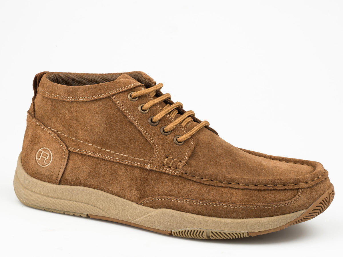 Mens Tan Suede Leather All Over
