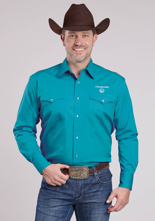 Men's Long Sleeve Shirt In Tall Sizes * Snap Front * 1 Point Back Yoke *  1
