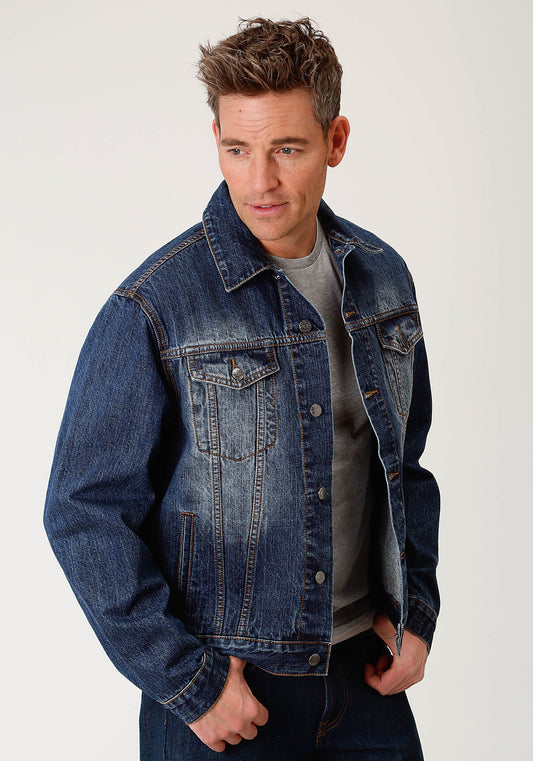 Mens Blue Denim Jacket
