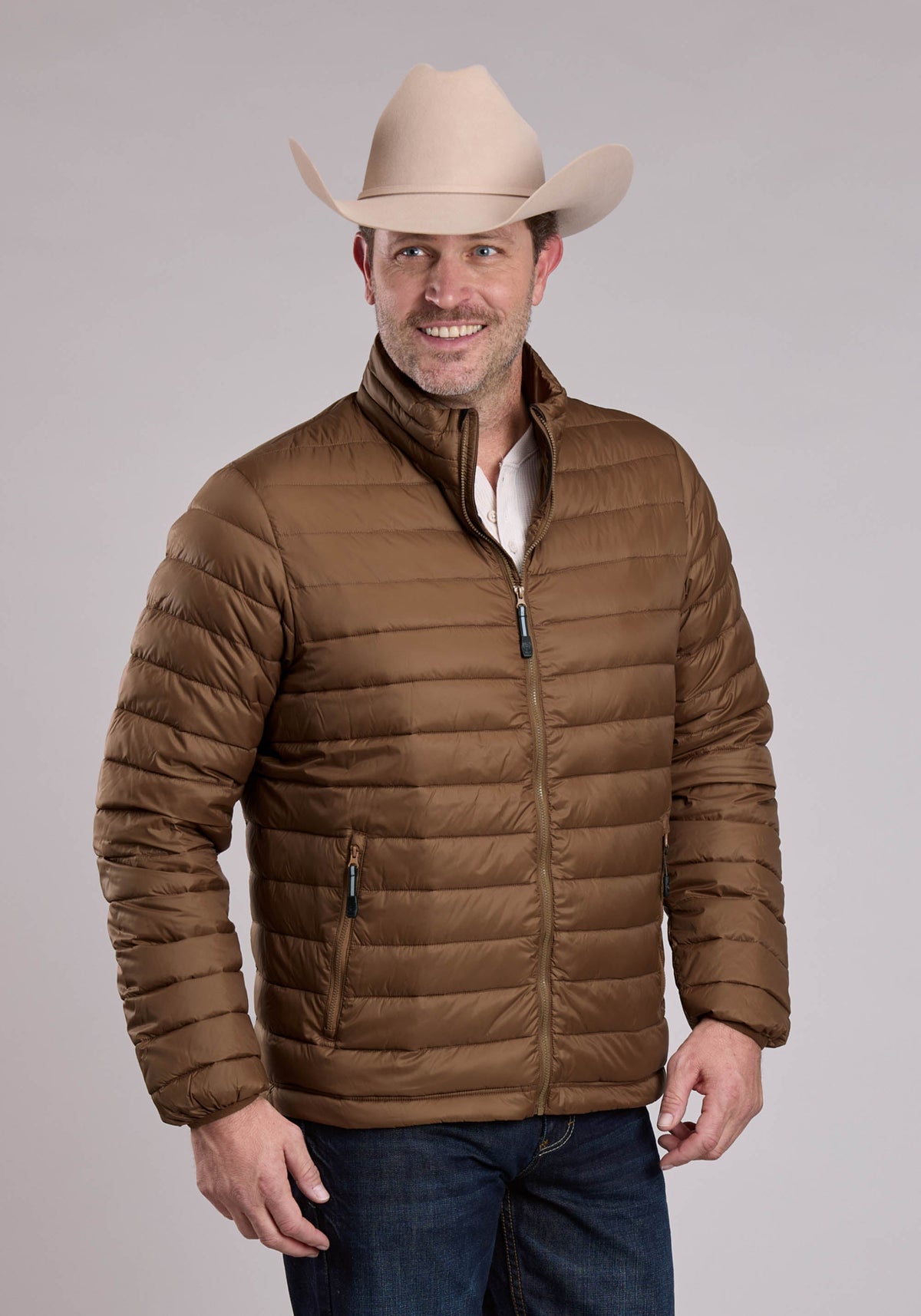 Mens Roper Nylon Down Proof Coated Jacket
