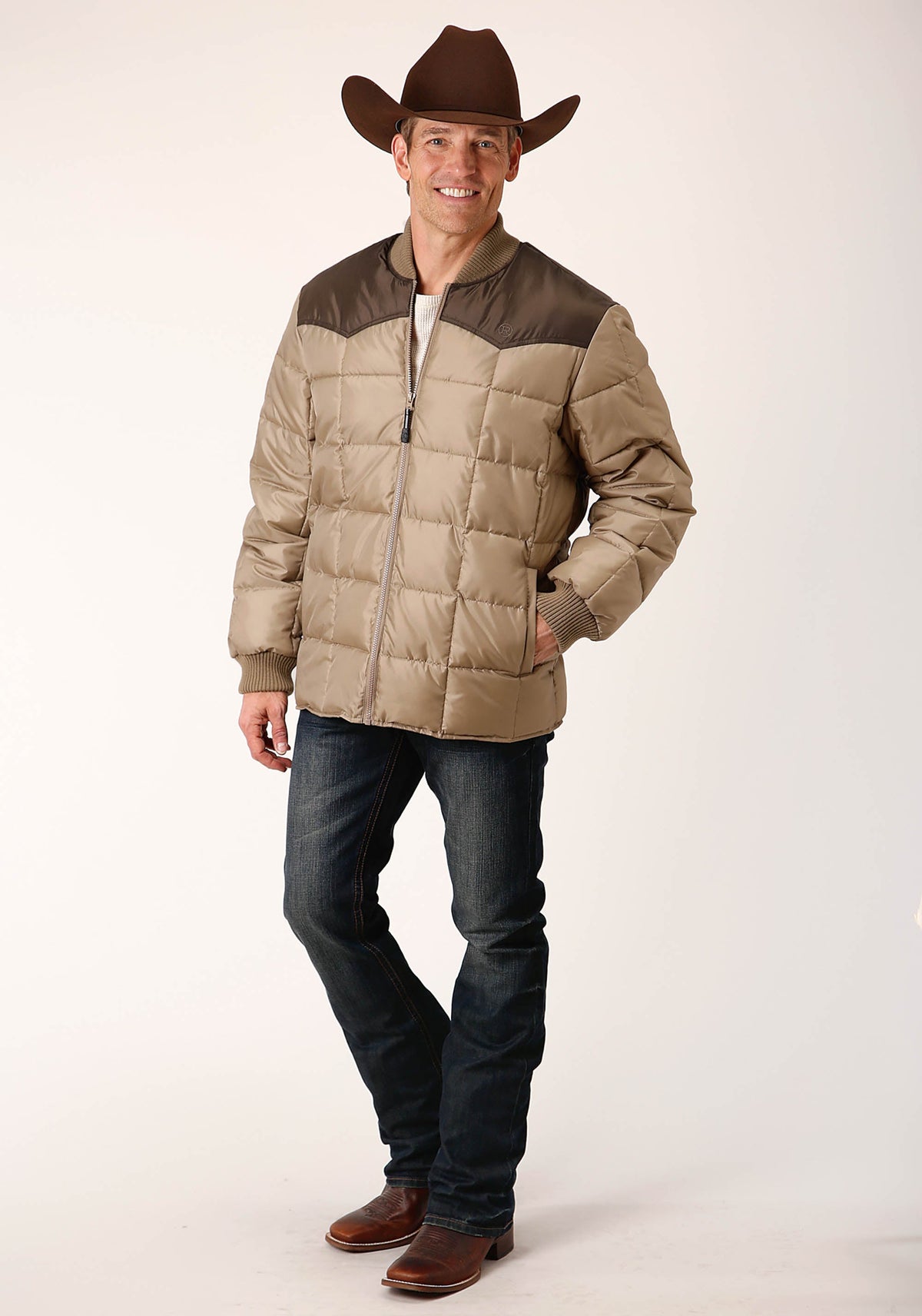 Mens Quilted Polyfilled Jacket