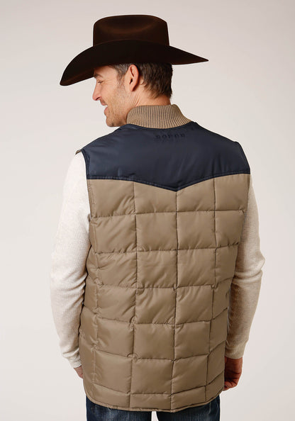 Mens Quilted Poly With Poly Fill Vest