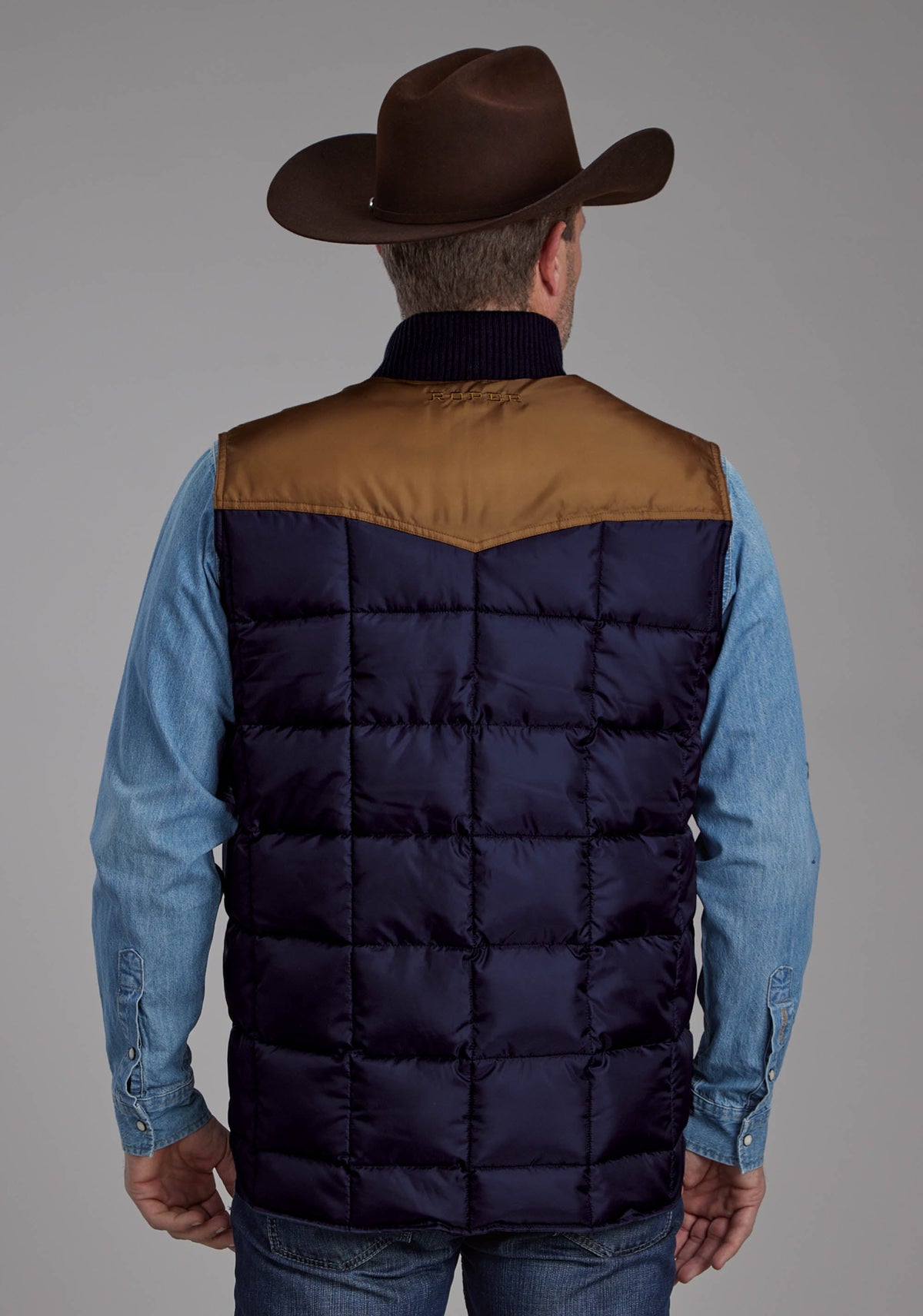 Mens Poly Fill Zipper Vest