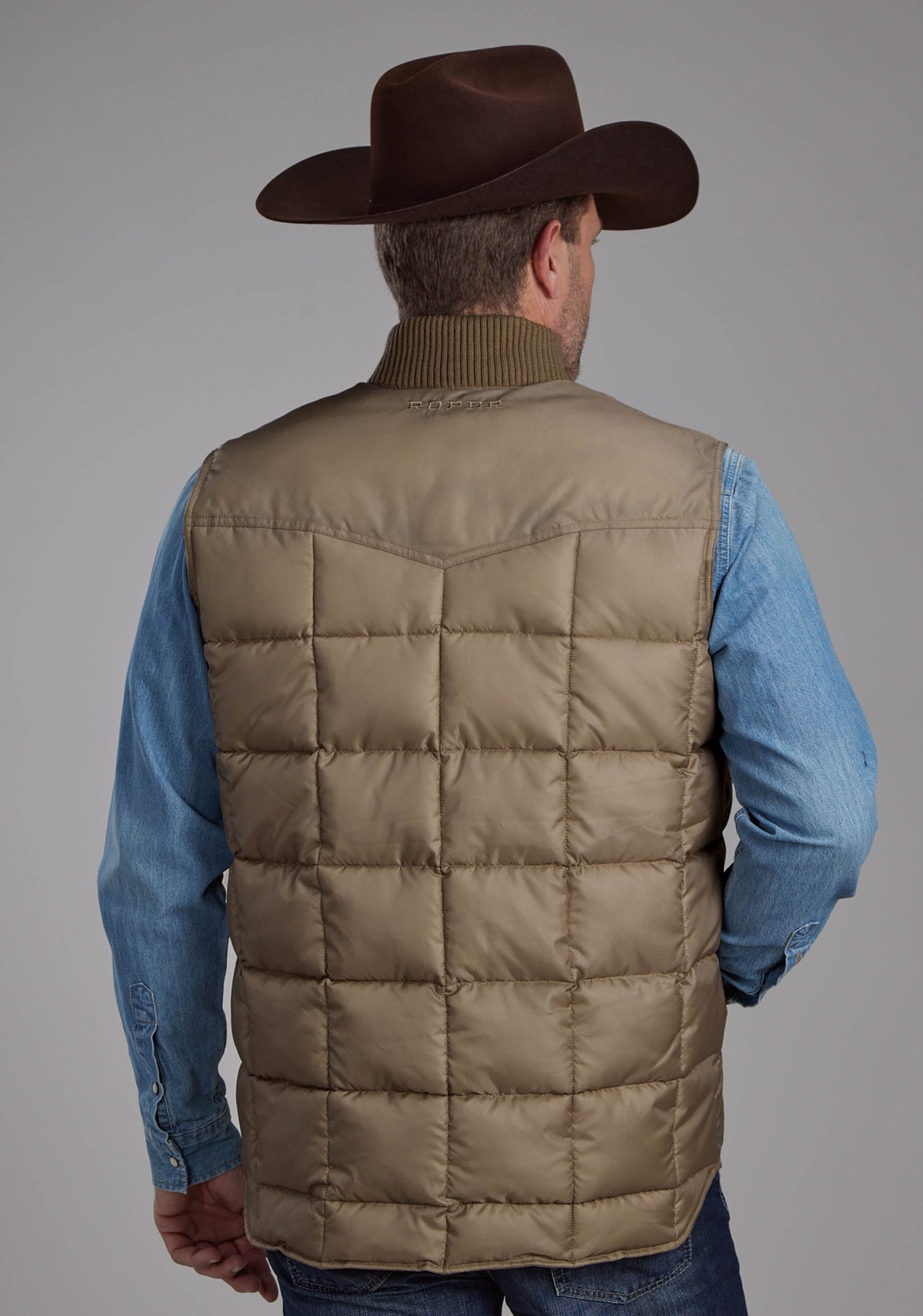 Mens Khaki Zipperjacket