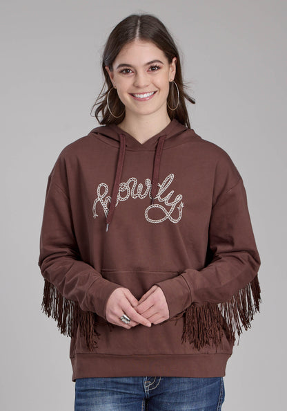 Womens Cotton Fleece Hooded Sweatshirt Pullover Jacket