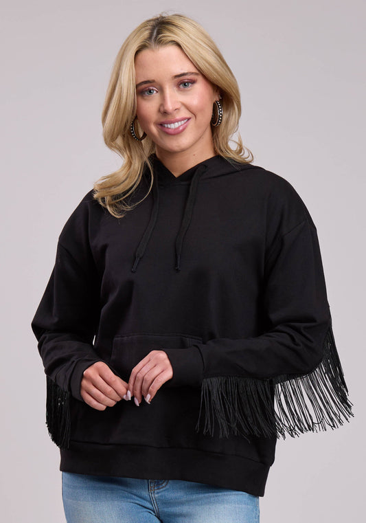 Womens Jacket Pullover Long Sleeve Cotton Fleece Sweatshirt Western Jacket