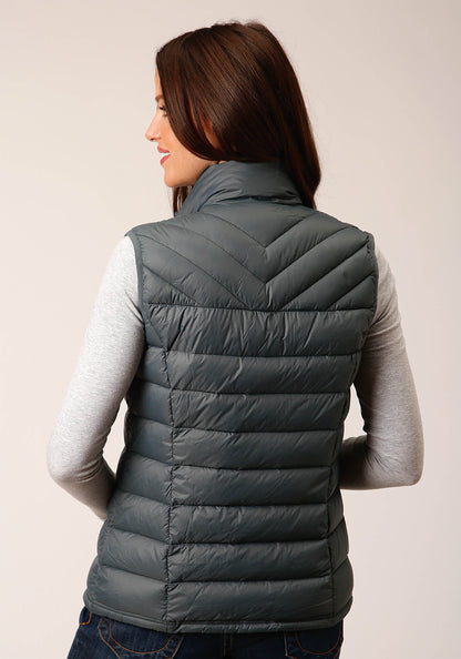 Womens Down  Slvr Sage Nylon Down Proof Coated