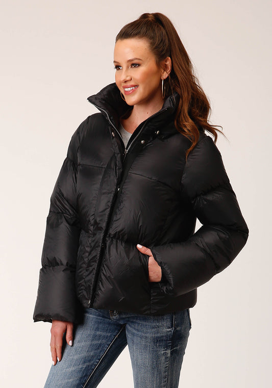 Womens Hooded Down Puffer Jacket