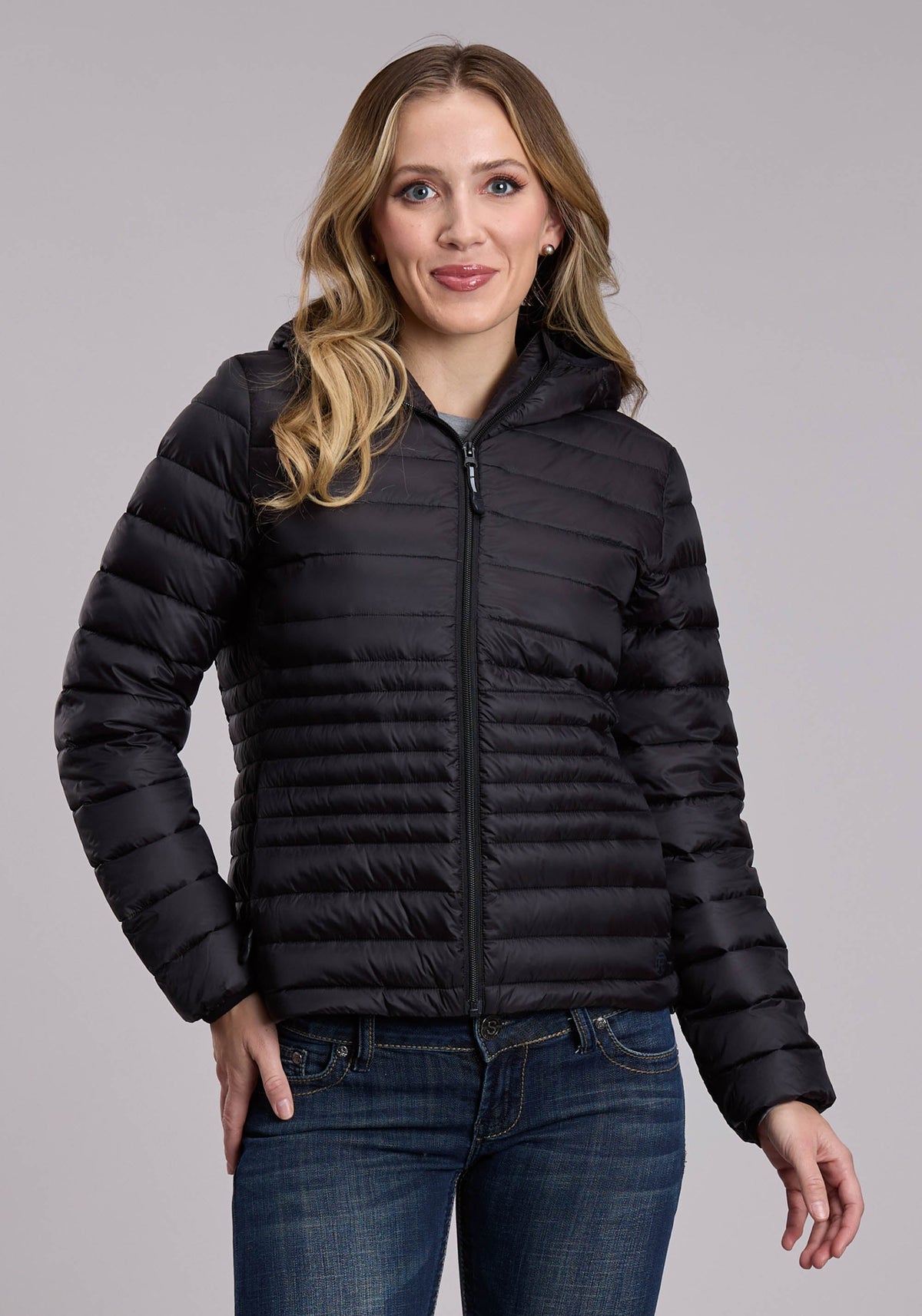 Womens Roper Crushable Down Filled Western Hooded Coat