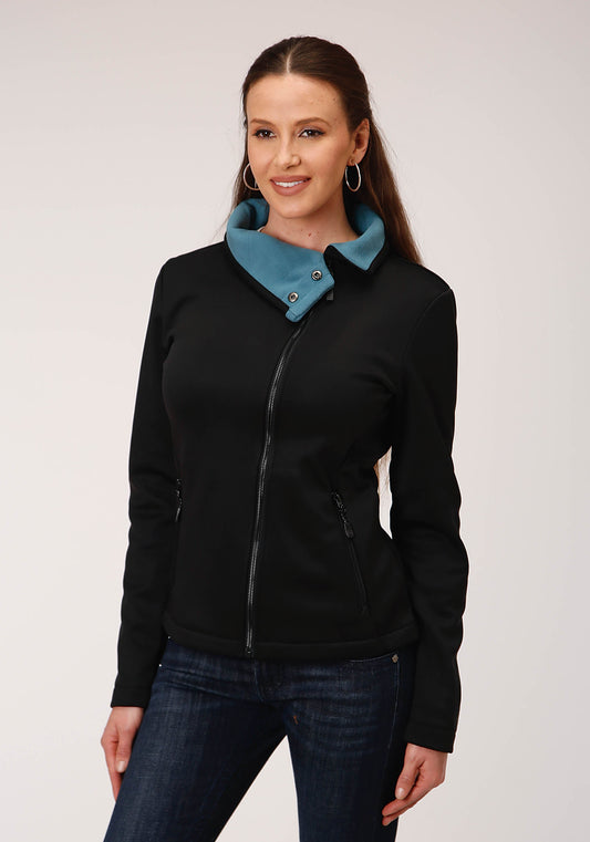 Womens Interlock Bonded Fleece Tech Jacket
