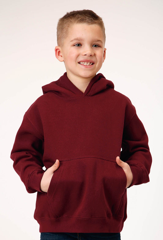 Boys Blank Pullover Hoodie