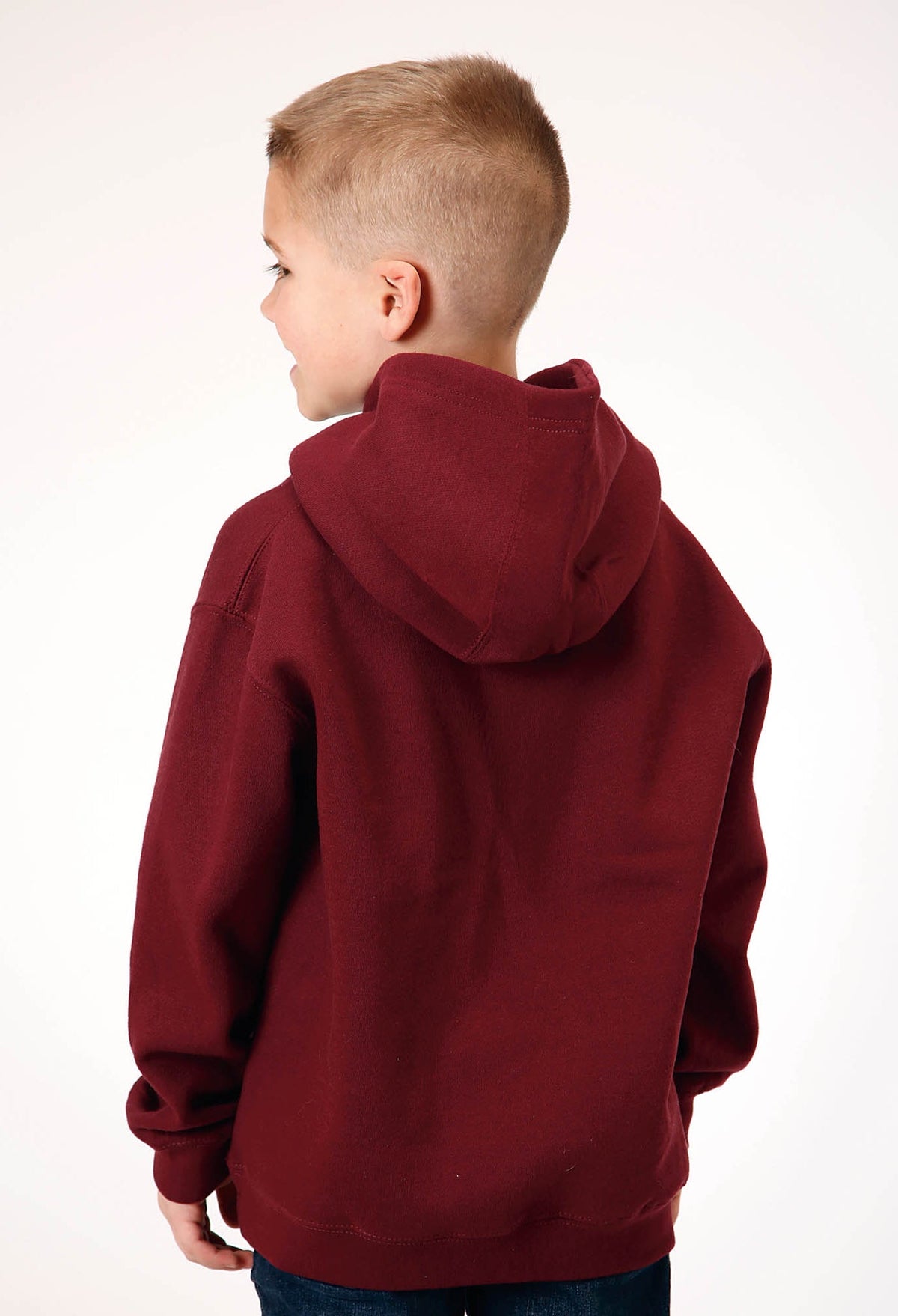 Boys Blank Pullover Hoodie
