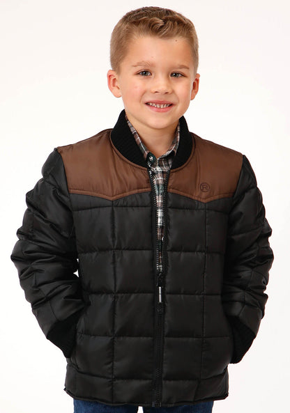 Boys  Quilted Polyfilled Jacket Poly Filled Western Jacket