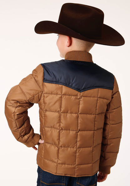 Boys  Quilted Polyfilled Jacket Poly Filled Western Jacket