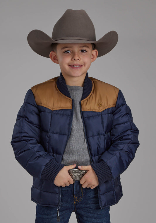 Boys Poly Fill Zipper Jacket