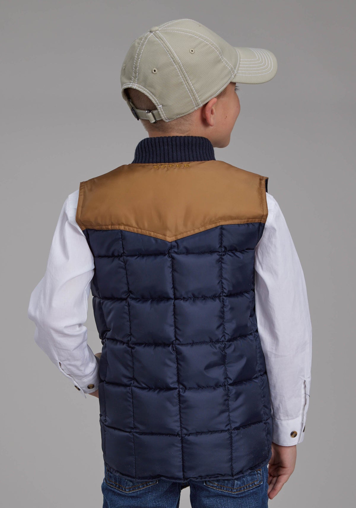 Boys Poly Fill Zipper Vest