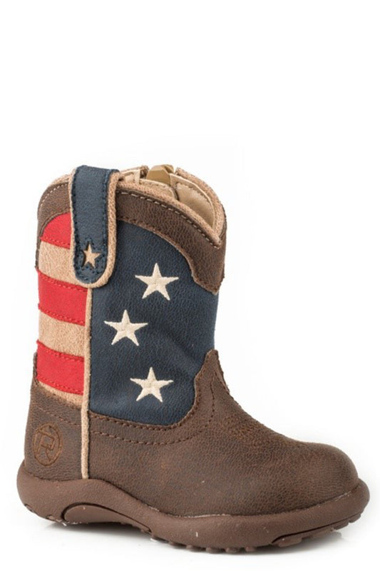 Infant Boys Brown Vamp Cowbaby