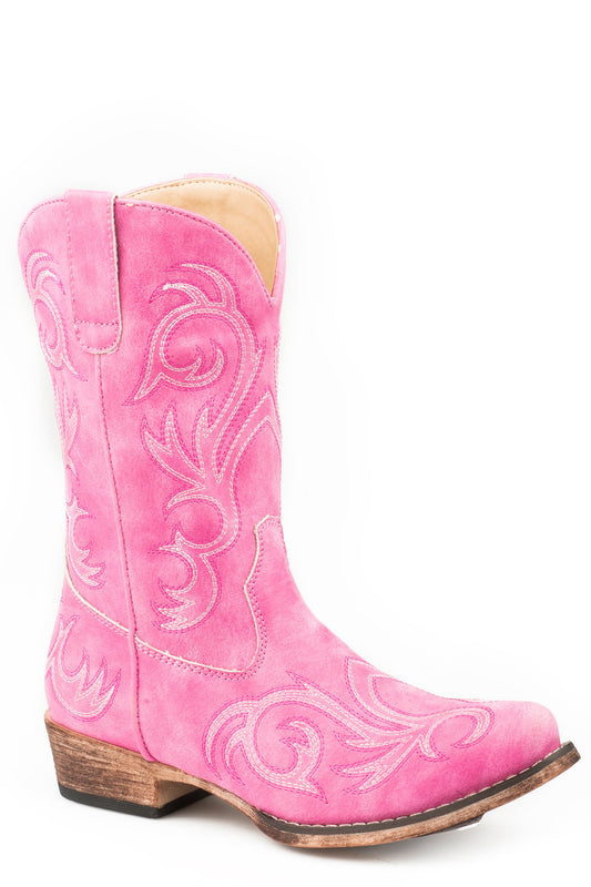 Little Girls Western With All Over Embroidery