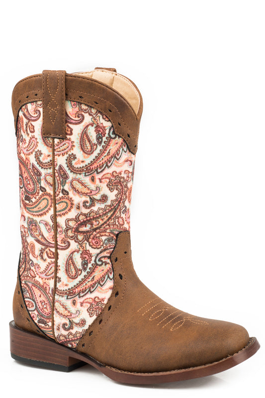 Little Girls Triad Design With Paisley