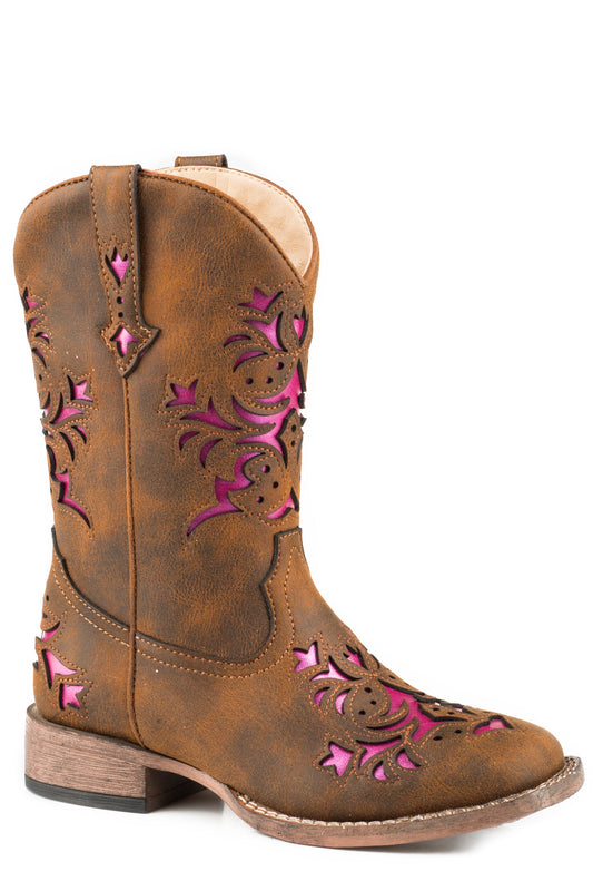 Little Girls Vintage Brown