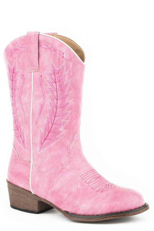 Little Girls All Over Fuchsia Boot
