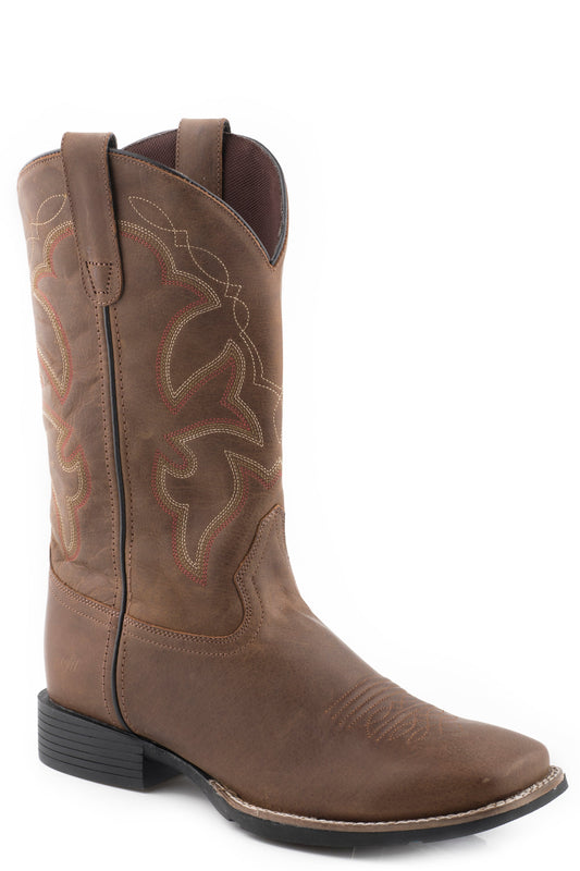 Mens Vintage Tan Vamp And Shaft