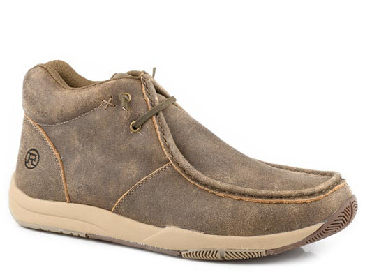 Mens Vintage Brown Leather All Over
