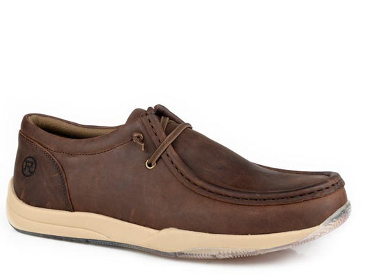 Mens Oiled Brown Leather