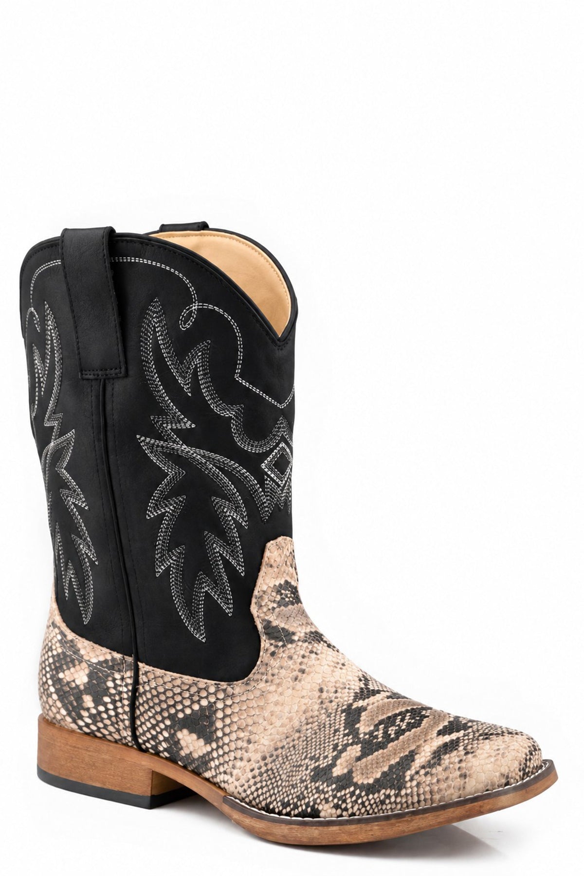 Mens Roper Western Stitch Design Bandit Boots