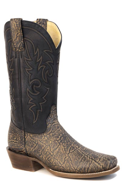 Mens Roper Brown Elephant Cutter Toe Big Foot Boots