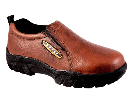 Womens Performance Slip On Bay Brown Tumbled Leather