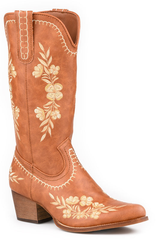 Womens Roper Floral Embroidery Nettie Boots