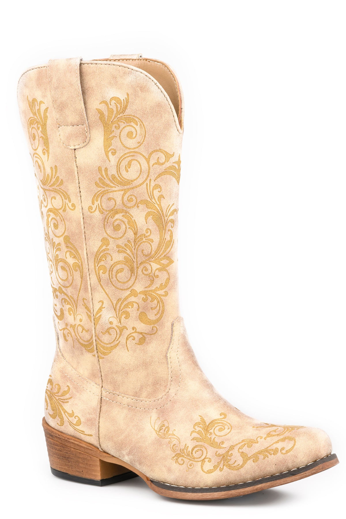 Womens Roper Laser Western Design Tall Stuff Boots