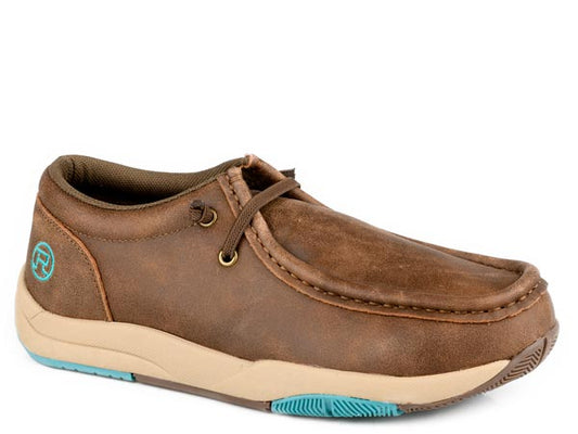 Womens Roper Brown Vintage Leather Clearcut Low Casual Shoe