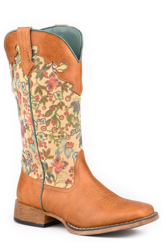Womens Roper Multi Colored Meadows Boots