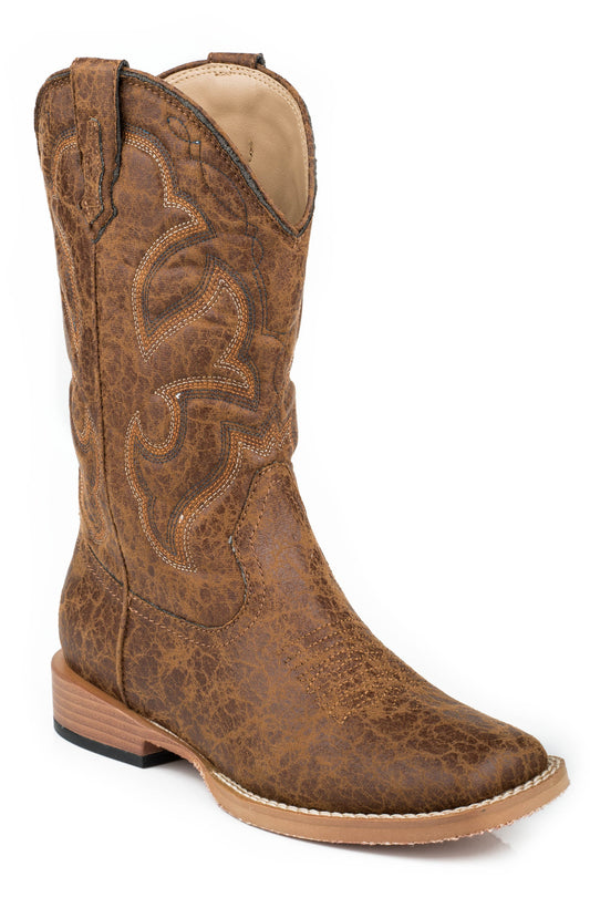 Big Boys All Over Tan Vintage Faux Leather