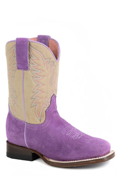Big Kids Girls Purple Suede Vamp